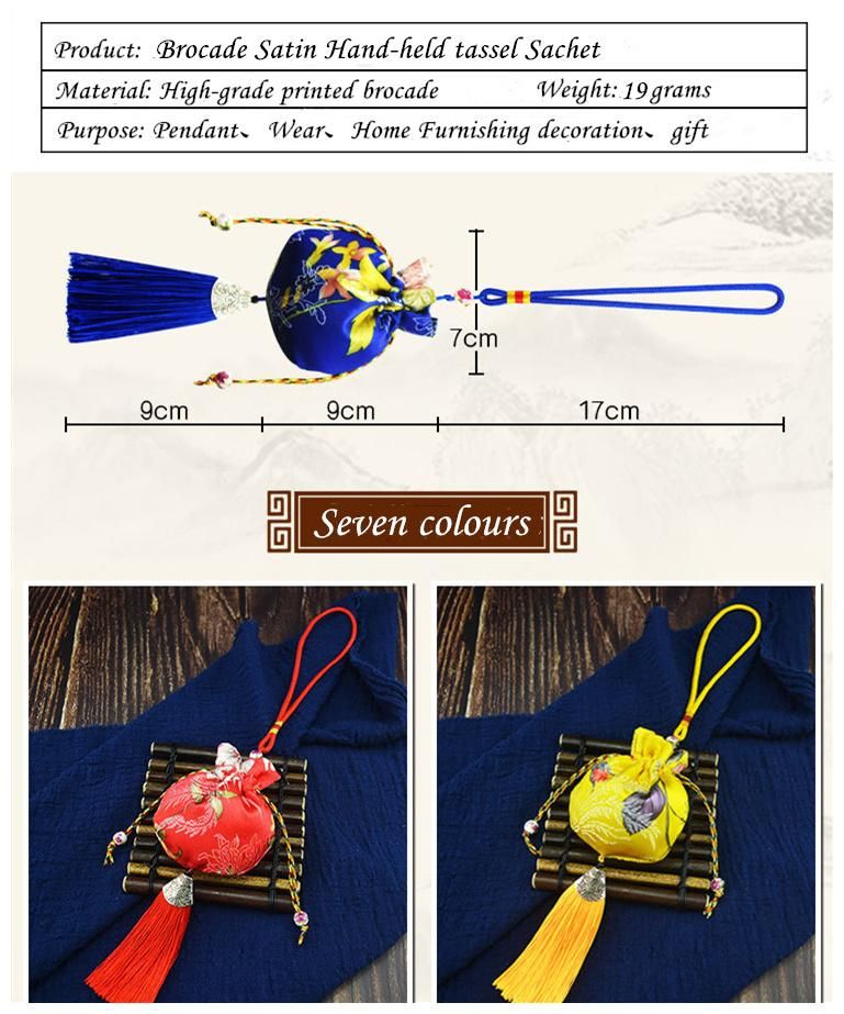 Chinese Sachet Car Hanging Ornaments Hand-Held Tassel Sachet