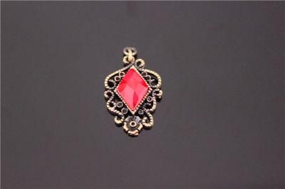 China Supplier Fashion Red Heart Designs Pendant Charm Pendant for Decoration