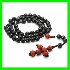 Shamballa Rosary Necklace with Cross (TPSH357)