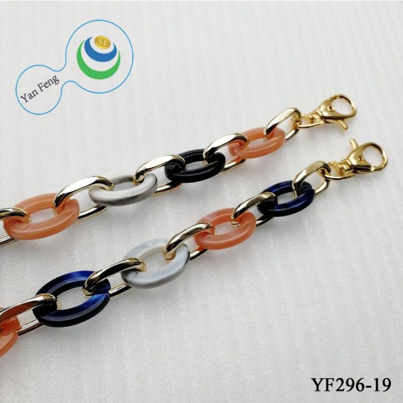 21.5mm Fashion Color Collocation Design Iron Dog Hook Series Ornament Chain Plastic Chain Bag Accessories (YF296-19)