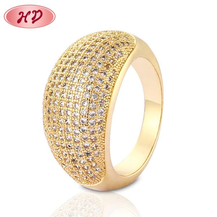 Fashion Women Silver Stainless Steel 18K Gold Plated Wedding Engagement Finger Rings Jewelry Design