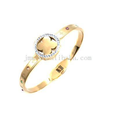 316L Stainless Steel Gold Plated Bracelet for Men and Women