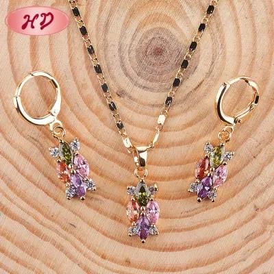 Gold Color New Fashion Wedding Jewellery Set for Women