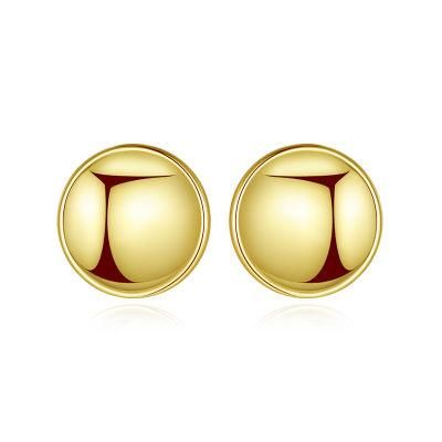 Fashion Creative Temperament Earrings Round Shape Female Ear Studs