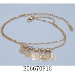 Fashion Jewellery Foot Chain Copper Anklets (B06667F1G)