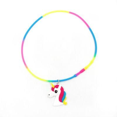 Newest Colorful Silicone Sports Necklace