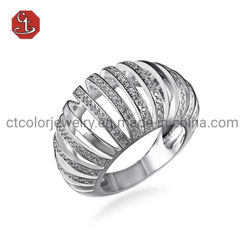 925 Silver Fashion Female Jewelry Daily Silver Ring