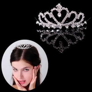 Fashion Pearl Pagant Wedding Bridal Beading King Tiara Zsv008