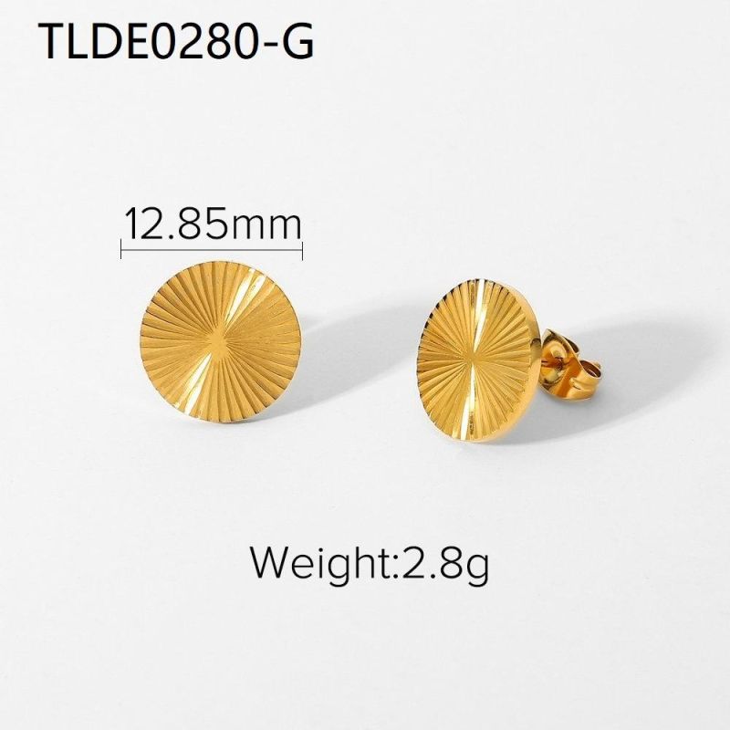 Stainless Steel Fashion Jewelry Brand Design Earring, Fashion Gold Jewelry, Round Stainless Steel Earring High Quality Circle Earring