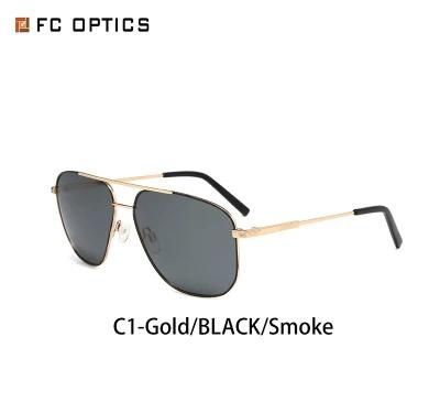Retro Sun Glasses for Men in Stock Eyewear Metal Frame Sunglasses