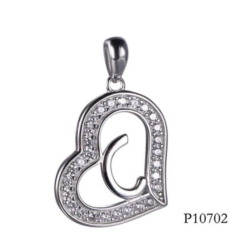 Hotsale Alphabet in The Heart a-Z Initial Pendant