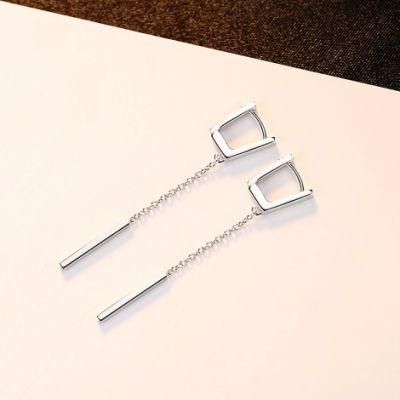 Fashion Accessories 925 Sliver Drape Jewelry Eardrop