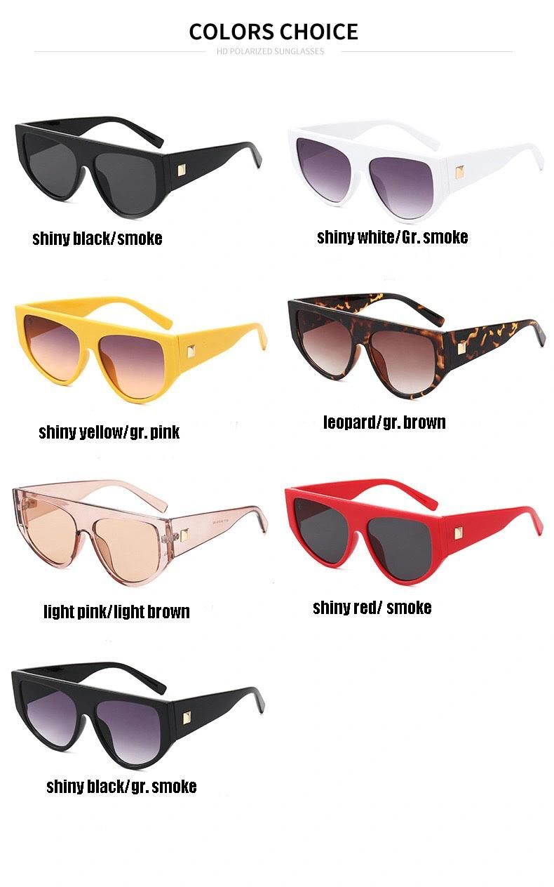 Newest Fashion Trend Wholesale Oversized Shades Sun Glasses Sunglasses 2021