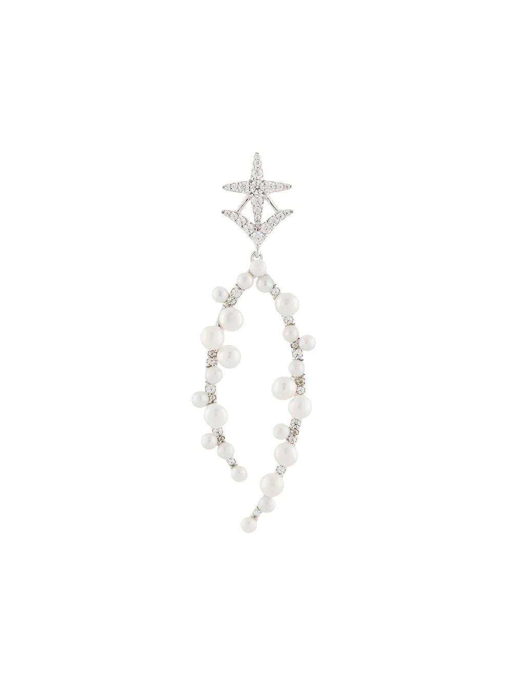 Fashion Pearl Temperament Long Earrings Jewelry