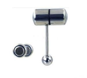 Surgical Steel Vibrating Tongue Ring Tongue Piercings Barbell (KY-015)