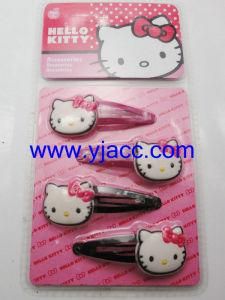 Hello Kitty Rubber Hair Clip Sets (YJHK01364)