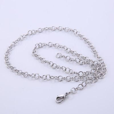 Fashion Jewelry O-Shaped Cable Necklace Accessories Jewelry for Custom Jewelry