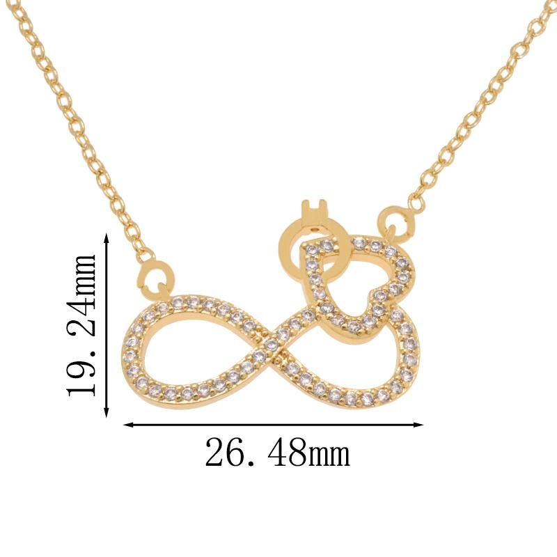 Wholesale Trend Personalized Girls Zircon Fashion Jewelry Necklaces