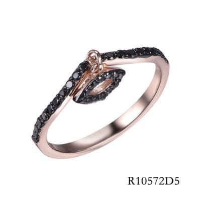 Hot Sale 925 Sterling Silver with CZ Charm Ring Jewellery