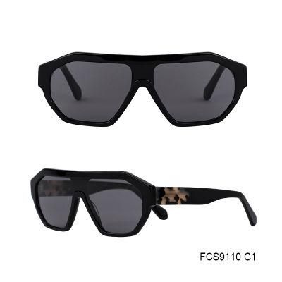 Eco Friendly Acetate with Nice Quality Hand-Make Sunglasses for Lady