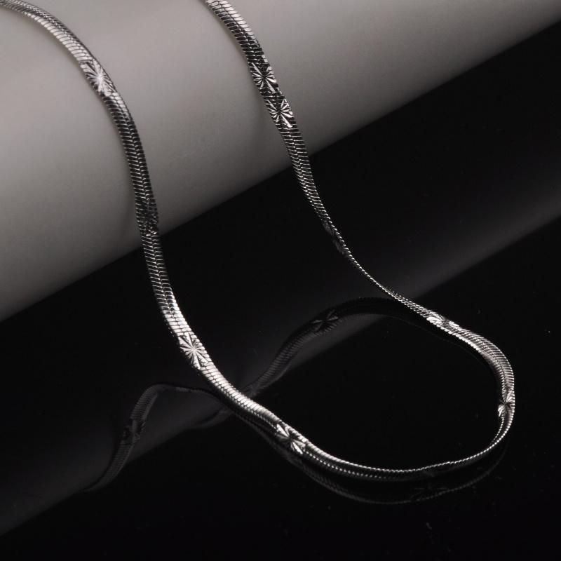 Wholesale Stainless Steel Twisted Chain Embossed for Fashion Jewellry Necklace