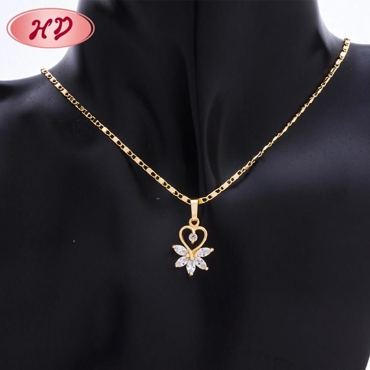 2020 Trendy Indian Cubic Zirconia Jewelry Set with Necklace for Women