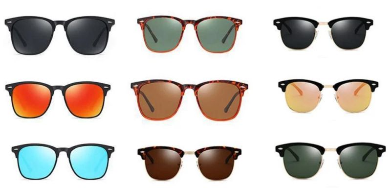 2022 Retro Classic Trendy Stylish Fashion Sunglasses for Unisex Promotion Fashion Polarized Portable Sunglasses High Quality Unisex Plastic Sunglasses