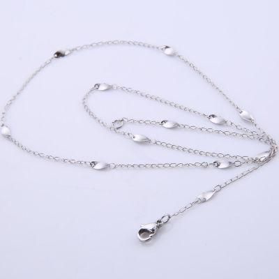 Wholesale Fashion Jewelry Twist Contain Chain Necklace Accessories