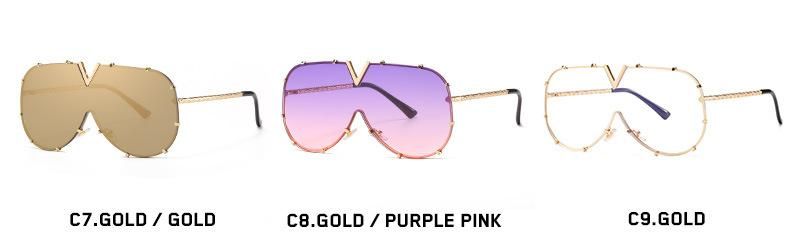 Oversize Goggle One PCS Metal Ready Sunglasses