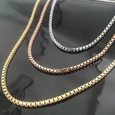 Jewelry Stainless Steel Making Bulk Box Chain Necklace