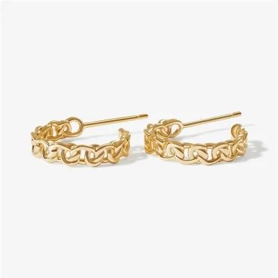 925 Sterling Silver Fashion Jewelry Mini Hoop Earrings for Women