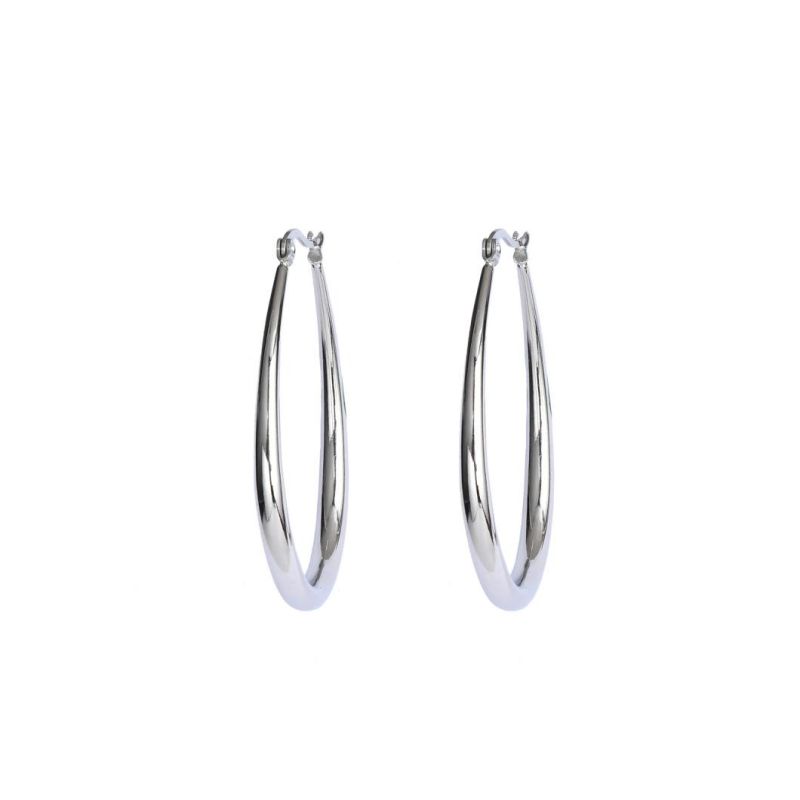 Wholesale 18K Gold Plated 316L Surgical Grade Stainless Steel Hoop Earrings for Girls