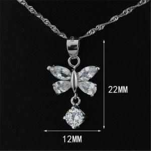 Popular 925 Sterling Silver Butterfly Pendant for Necklace