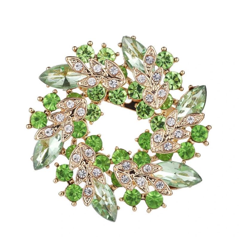 New Design Charm Decoration Crystal Brooches