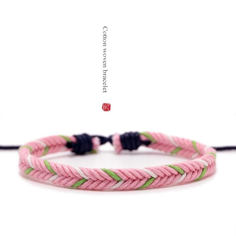 Factory Hand Woven Souvenir of Student Couples Travel Bracelet