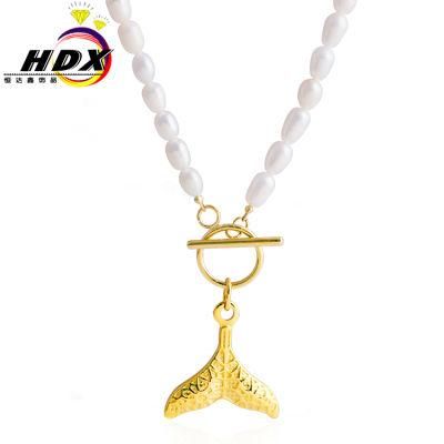 Foreign Trade Women Tide Jewelry Necklace, Mermaid Pearl Pendant