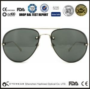 Brand Designer Metal Sunglasses with Polarized Lenses