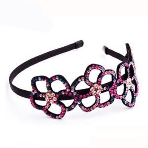 Hair Accessory Flowers with Rhinestone &amp; Hair Band for Women