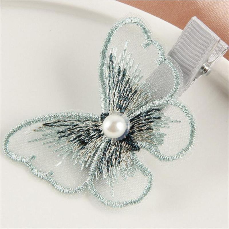 Dgirls Beauty Tools Butterfly Peanut Shape Fashion Hair Clip