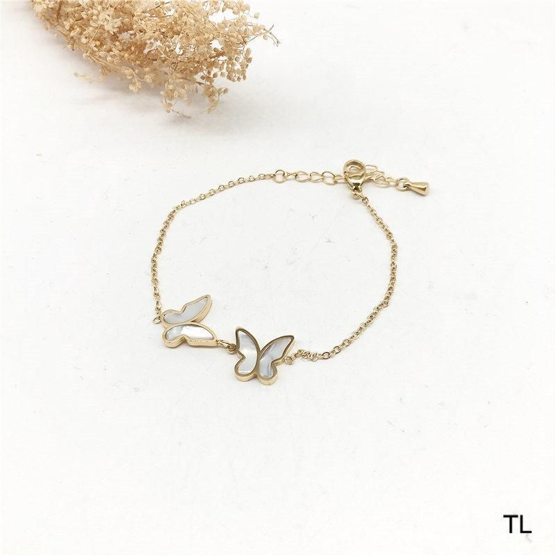 Manufacturer Custom High Quality Fashion Jewelry Wholesale Women Bracelet Gold Plated Stainless Steel Bijoux