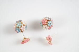 Acrylic Mini Flowers Earring Jacket