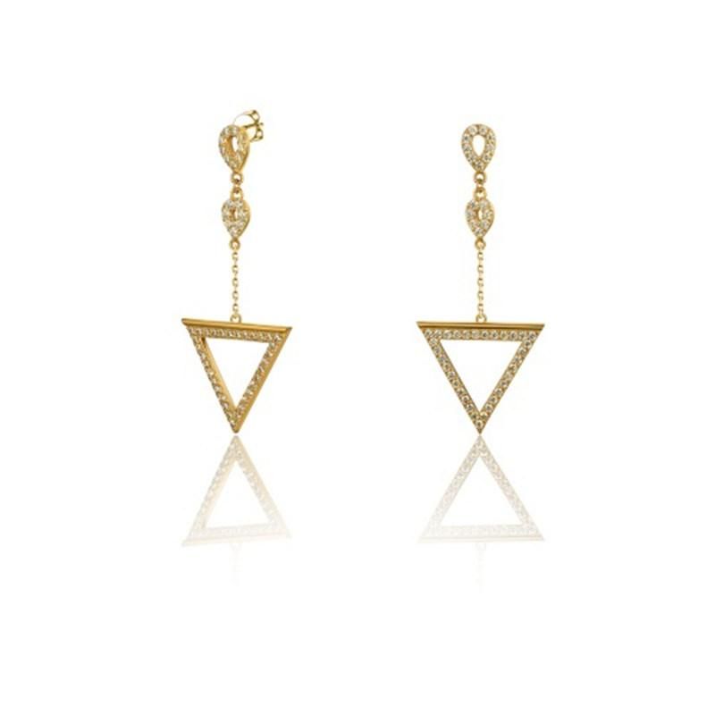 925 Silver Korean Elegant Geometry Earring for Christmas Promotion Sales