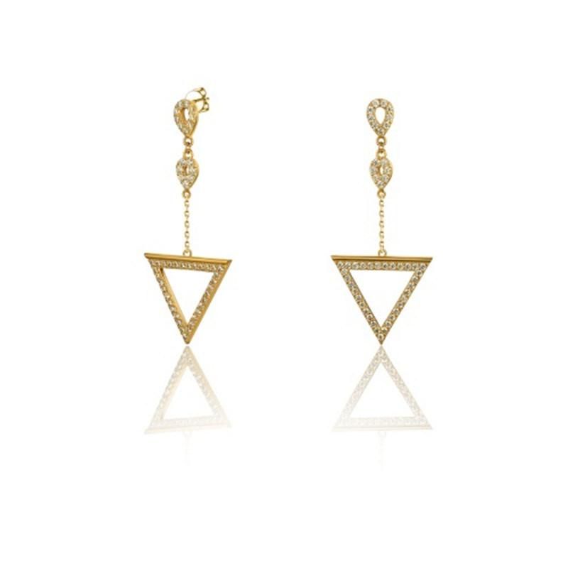 925 Silver Korean Elegant Geometry Earring for Christmas Promotion Sales
