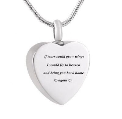 Commemorating Loved Ones Pets Ashes Pendant Necklace