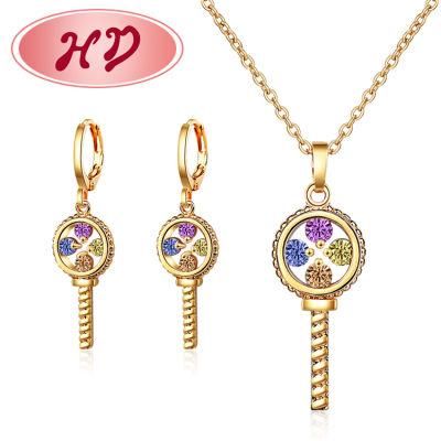 China Suppliers 18K Gold Plated Wedding Jewelry Sets Indian