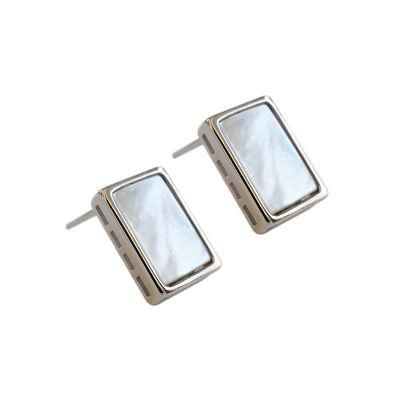 Fashion Temperament Vintage Geometric Square Earrings Jewelry