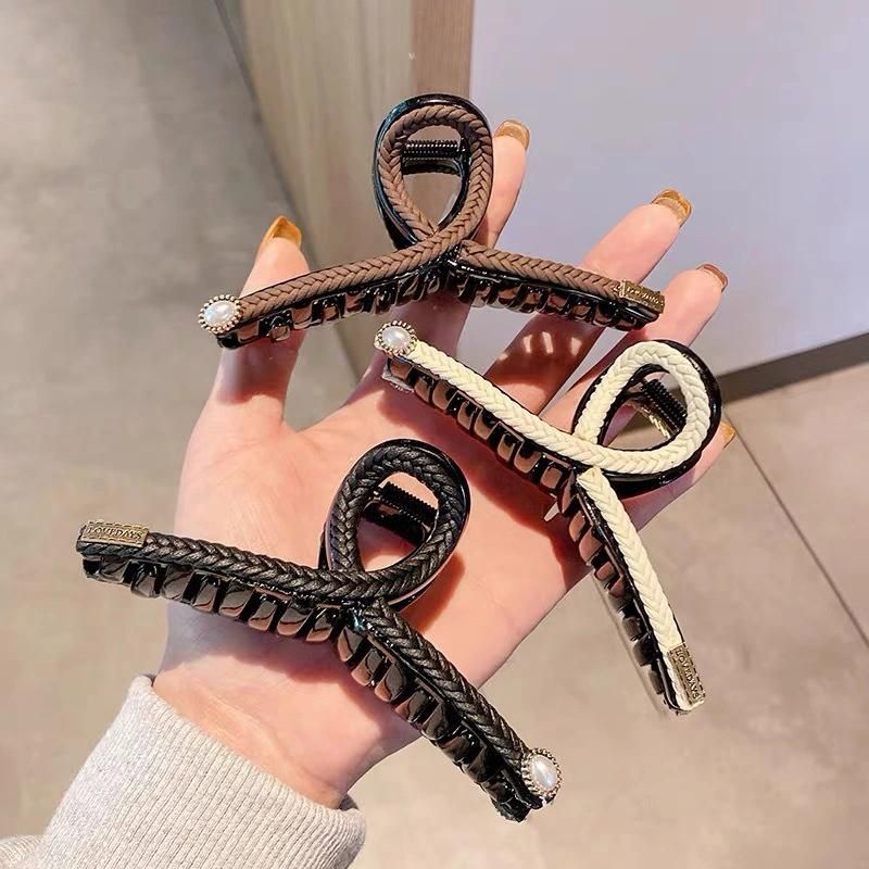 Fashion Twist Weave Grip Clip Shark Clip Jewelry