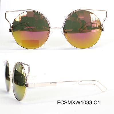 Newly Fashion Coated High Quality Metal Sunglasses