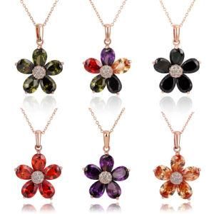 CZ Stone Jewelry Necklace (N424)