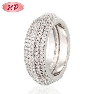 Custom Designs Women Engagement Gold Plated Wedding Ring Wholesale